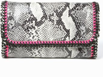  Falabella Python Clutch 