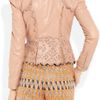 Alice By Temperley Libre Lasercut Leather Jacket in Pink (blush) - Lyst