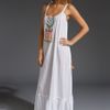 Mara Hoffman Embroidered Peasant Dress in White - Lyst