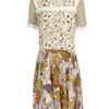 Proenza Schouler Floral Printed Silk Georgette Dress in Multicolor (white) - Lyst