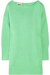 Acne Shore Oversized Chunky-knit Cotton Sweater