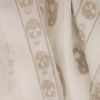 Alexander Mcqueen Cashmereblend Skull Scarf in Beige (white) - Lyst