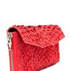Alexander Wang Quillon Long Compact Perch Wallet in Persimmon in Red - Lyst