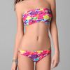 Alice + Olivia Floral Bandeau Bikini Top in Multicolor (multi) - Lyst