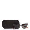 Bottega Veneta Tortoiseshell Sunglasses in Silver - Lyst