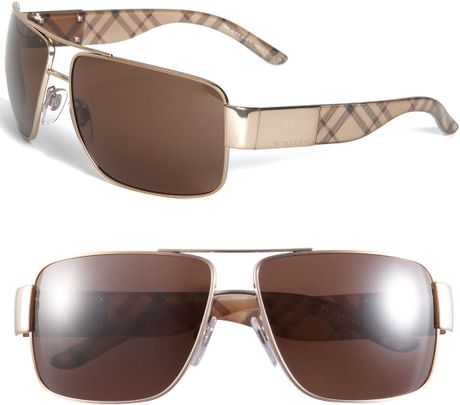 burberry men's aviator sunglasses