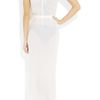 Charlie By Matthew Zink Silkgeorgette Maxi Dress in White - Lyst