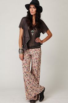 Free People Fp One Floral Fields Wideleg Pant - Lyst