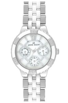 Ak Anne Klein Ceramic Link Bracelet Watch - Lyst