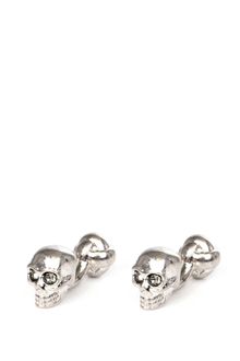 Alexander McQueen Skull Cufflinks - Lyst