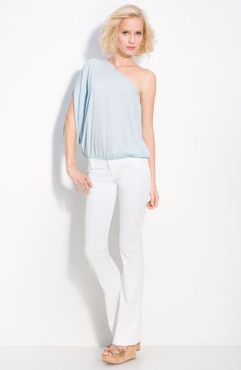 Alice + Olivia Lola One Shoulder Top - Lyst