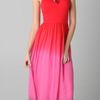 Alice + Olivia Claire Tank Maxi Dress in Pink (red) - Lyst