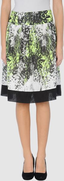 Almeria Knee Length Skirt in Black - Lyst