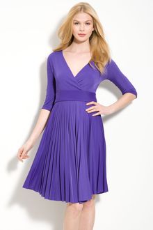 BCBGMAXAZRIA Cruz Jersey Faux Wrap Dress - Lyst