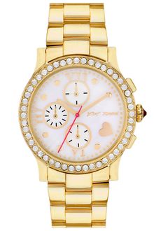 Betsey Johnson Bling Bling Time Bracelet Watch - Lyst