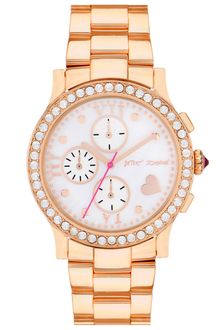Betsey Johnson Bling Bling Time Bracelet Watch - Lyst