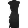 Bottega Veneta Side Ruffle Dress in Black - Lyst