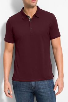 Burberry Pima Cotton Polo Shirt - Lyst