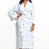 Carole Hochman Designs Quilted Knit Robe in White (winter garden roses) - Lyst