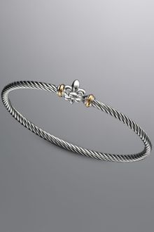 David Yurman Cable Collectibles® Bracelet, Fleur De Lis - Lyst