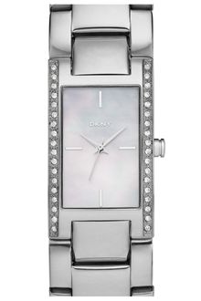 DKNY Medium Rectangular Bracelet Watch - Lyst