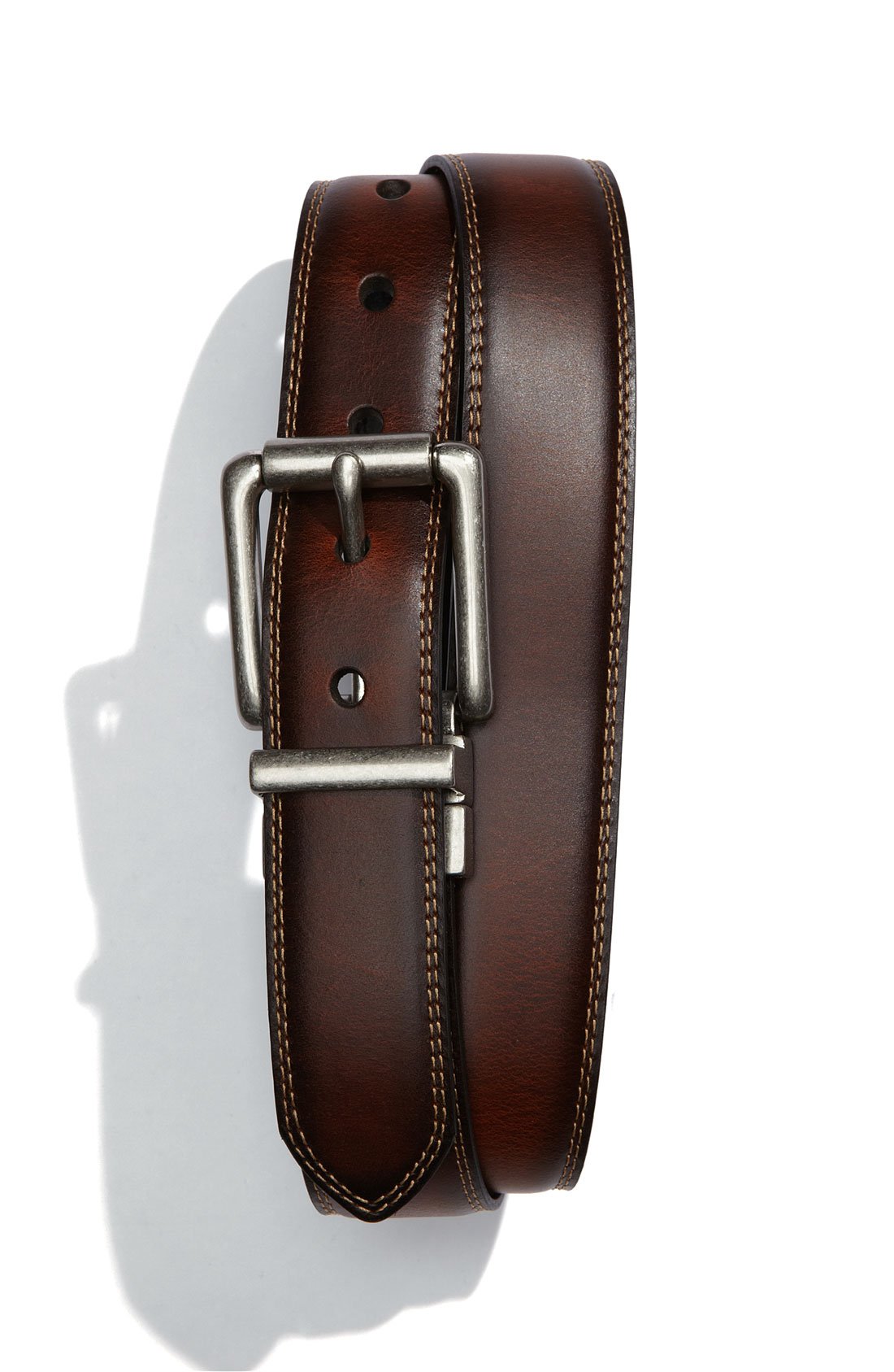 Fossil Tanner Reversible Leather Belt in Brown for Men (brown/ black) | Lyst