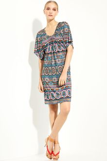 Jean Paul Gaultier Print Jersey Tunic Dress - Lyst