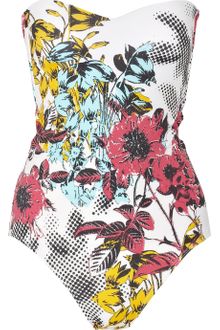 Jets by Jessika Allen Iconic Printed Bandeau Swimsuit - Lyst