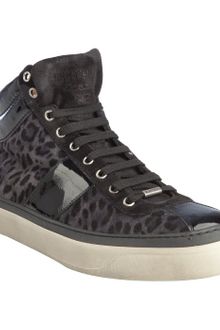 Jimmy Choo Suede Belgravia Hi-top Sneakers - Lyst