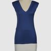 Laneus Sleeveless T Shirts in Blue (beige) - Lyst
