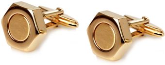Lanvin Gold Tone Nut Cufflink - Lyst