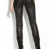 Leith Leather Moto Leggings in Black - Lyst