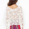 Nasty Gal Flower Child Top in Beige (cream) - Lyst