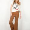 Nightcap Clothing Fleece Foldover Flare Pant In 2 Colors in Brown (tobacco) - Lyst