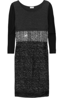 Philosophy di Alberta Ferretti Contrast Paneled Woven Dress - Lyst