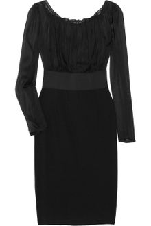 Philosophy di Alberta Ferretti Silk-chiffon and Jersey Dress - Lyst