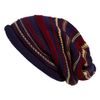 Tarnish Folk Knit Slouchy Cap in Blue (navy eclipse) - Lyst