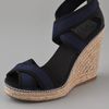 Tory Burch Adonis Wedge Espadrilles in Black - Lyst