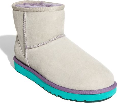 light grey mini ugg