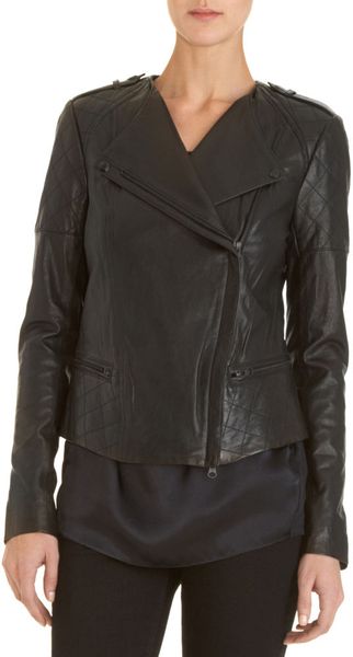 Vince Quilted Moto Jacket - Lyst