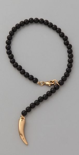 CC Skye Lucky Horn Rosary Bracelet - Lyst