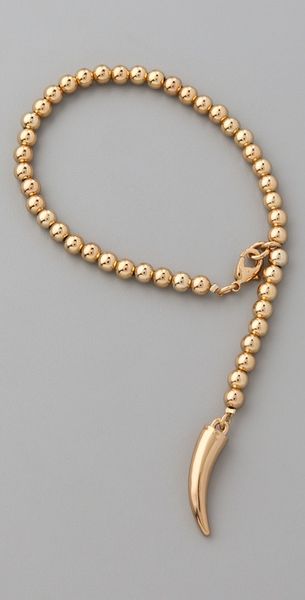 CC Skye Lucky Horn Rosary Bracelet - Lyst