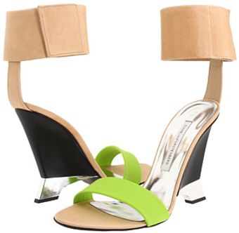 Diane Von Furstenberg Elan Leather and Rubber Wedges - Lyst