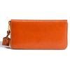 Marc Jacobs Wellington Deluxe Goatskin Wallet in Brown (pumpkin) - Lyst
