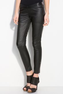 Pierre Balmain Leather Leggings - Lyst