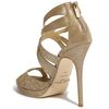Jimmy Choo Garland Glitter Sandal in Beige (sand) - Lyst