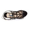 Prada Caged Patent Leather Sandal in Black (nero) - Lyst