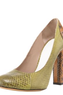 Chloé Two-tone Snake Pump - Lyst
