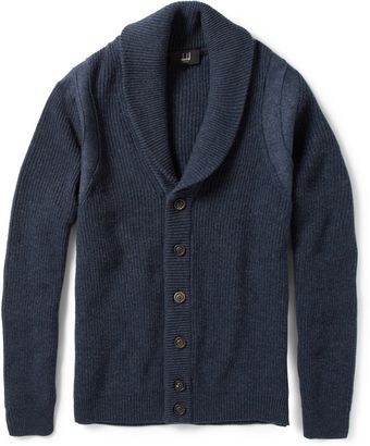  Shawl Collar Wool Cardigan 