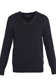 John Varvatos V-neck Jumper - Lyst